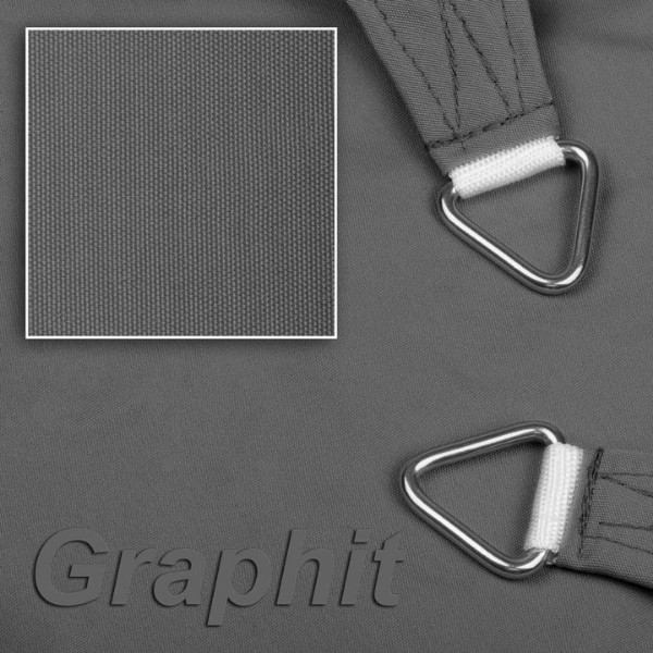 Das Material des Polyester Gewebes ist feinmaschig und im 30° Winkel aufgehangen wasserabweisend