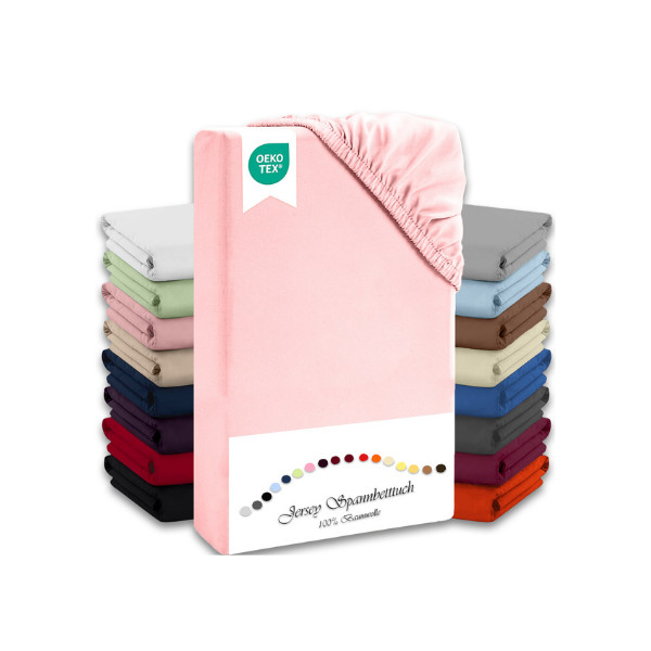 Kinder Jersey Spannbettlaken in verschiedenen Farben