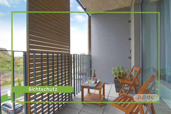 Für mehr Privatsphäre auf dem Balkon oder im Garten.