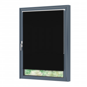 Verdunkelungsrollo Klemmfix schwarz