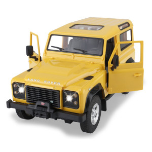 Jamara Land Rover Defender 1:14 gelb 2,4GHz Tür manuell