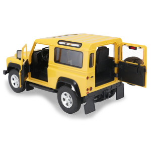 Jamara Land Rover Defender 1:14 gelb 2,4GHz Tür manuell