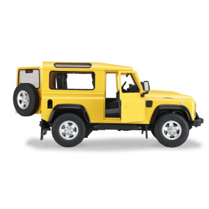 Jamara Land Rover Defender 1:14 gelb 2,4GHz Tür manuell