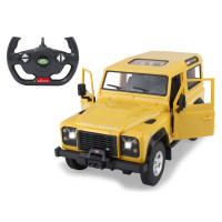 Jamara Land Rover Defender 1:14 gelb 2,4GHz Tür manuell