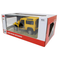 Jamara Land Rover Defender 1:14 gelb 2,4GHz Tür manuell