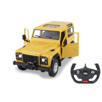 Jamara Land Rover Defender 1:14 gelb 2,4GHz Tür manuell