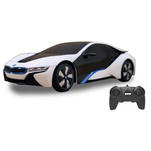 Jamara BMW I8 1:24 weiß/gelb 2,4GHz UV Photochromic Serie