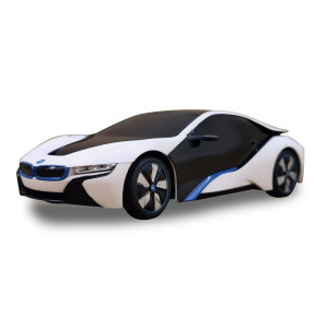 Jamara BMW I8 1:24 weiß/gelb 2,4GHz UV Photochromic Serie