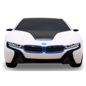 Jamara BMW I8 1:24 weiß/gelb 2,4GHz UV Photochromic Serie