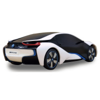 Jamara BMW I8 1:24 weiß/gelb 2,4GHz UV Photochromic Serie