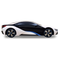 Jamara BMW I8 1:24 weiß/gelb 2,4GHz UV Photochromic Serie