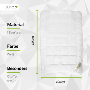 2 Stück Kinderbett 2 teiliges Microfaser Set Bettdecke 100x135cm Kissen 40x60cm