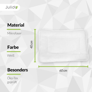 2 Stück Kinderbett 2 teiliges Microfaser Set Bettdecke 100x135cm Kissen 40x60cm