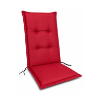 Julido Hochlehner Auflage 120x50x5cm Gartenstuhlauflage Kopfpolster UV-beständig