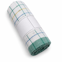 Julido 10 Stück Geschirrtuch 45x70 cm aus 100% Baumwolle kariert saugfähig