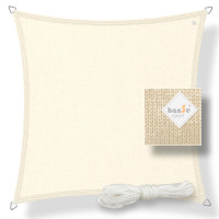 hanSe Sonnensegel 2x2m HDPE UV-beständig & wetterfest für Garten