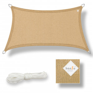 hanSe Sonnensegel HDPE 4x5m konkav wetterfest...