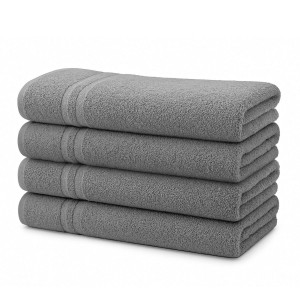 Julido 4er Set Handtücher 50x100 cm aus 100%...