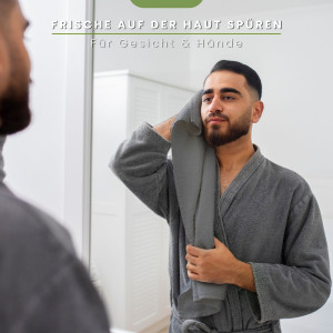 Julido 4er Set Handtücher 50x100 cm aus 100% Baumwolle, weich & saugstark