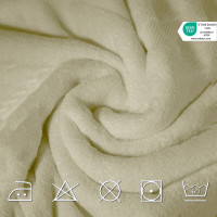 Julido 4er Set Handtücher 50x100 cm aus 100% Baumwolle, weich & saugstark