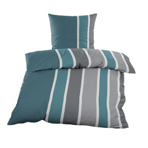 Fleece Bettwäsche 135x200 + 80x80cm Winterbettwäsche mit Reißverschluss