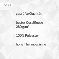 Julido Kuscheldecke 150x200 cm – Premium Wohndecke, Flauschig und Pflegeleicht