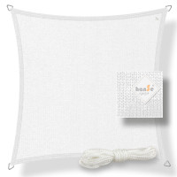 Sonnensegel 5x5m Weiß