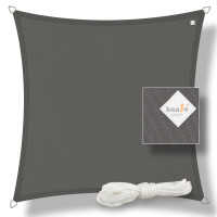 Sonnensegel Polyester 2x2m Graphit