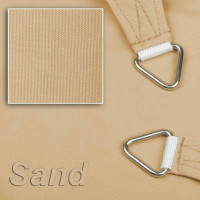 Sonnensegel Polyester 2x2m Sand