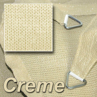 Sonnensegel Polyester 2x4m Creme