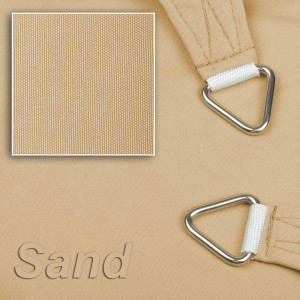 Sonnensegel Polyester 3x5m Sand