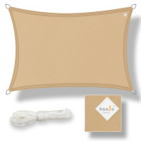 Sonnensegel Polyester 3x5m Sand
